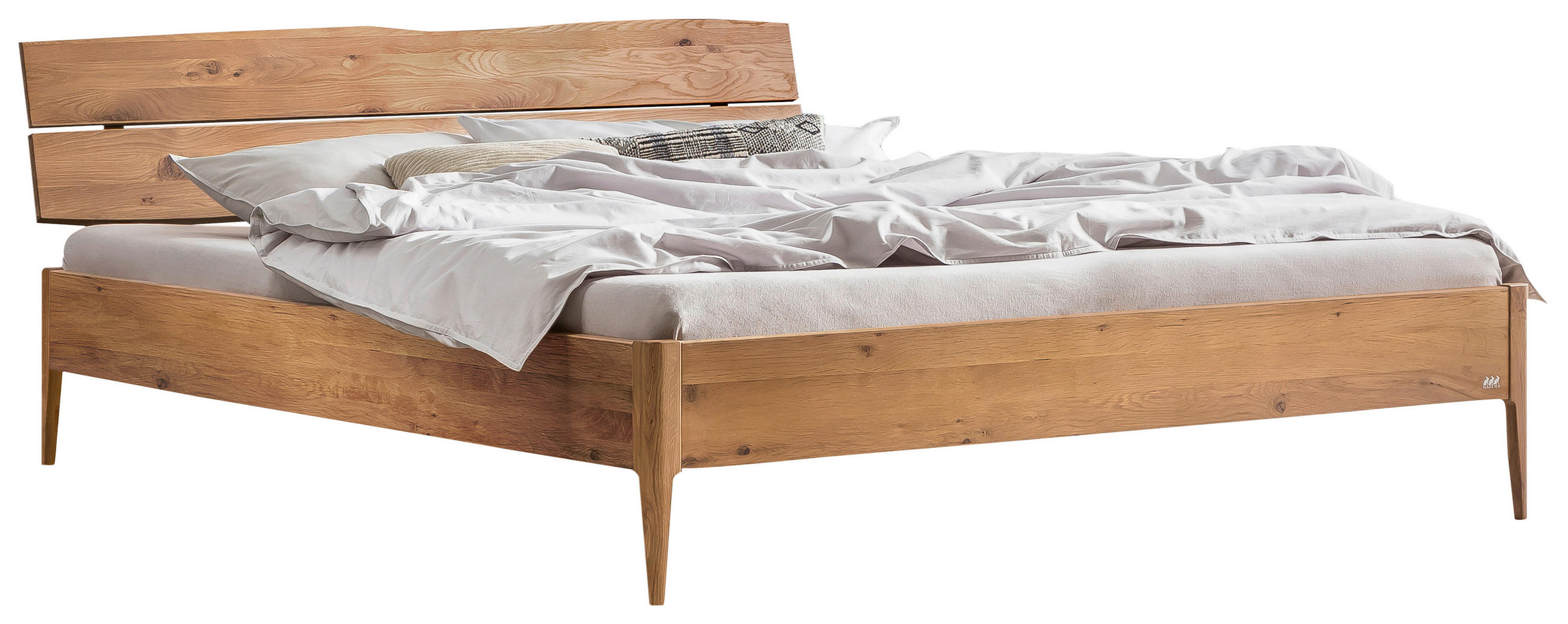 BETT 140/200 cm  in Wildeiche  - Wildeiche, Design, Holz (140/200cm) - Hasena