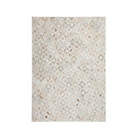 USNJENA PREPROGA  Spark     160/230 cm     barve kroma, barve šampanjca  - barve kroma/barve šampanjca, Basics, tekstil/usnje (160/230cm) - Kayoom