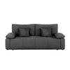 SCHLAFSOFA  in Graphitfarben  - Schwarz/Graphitfarben, Design, Kunststoff/Textil (240/93/108cm) - MID.YOU