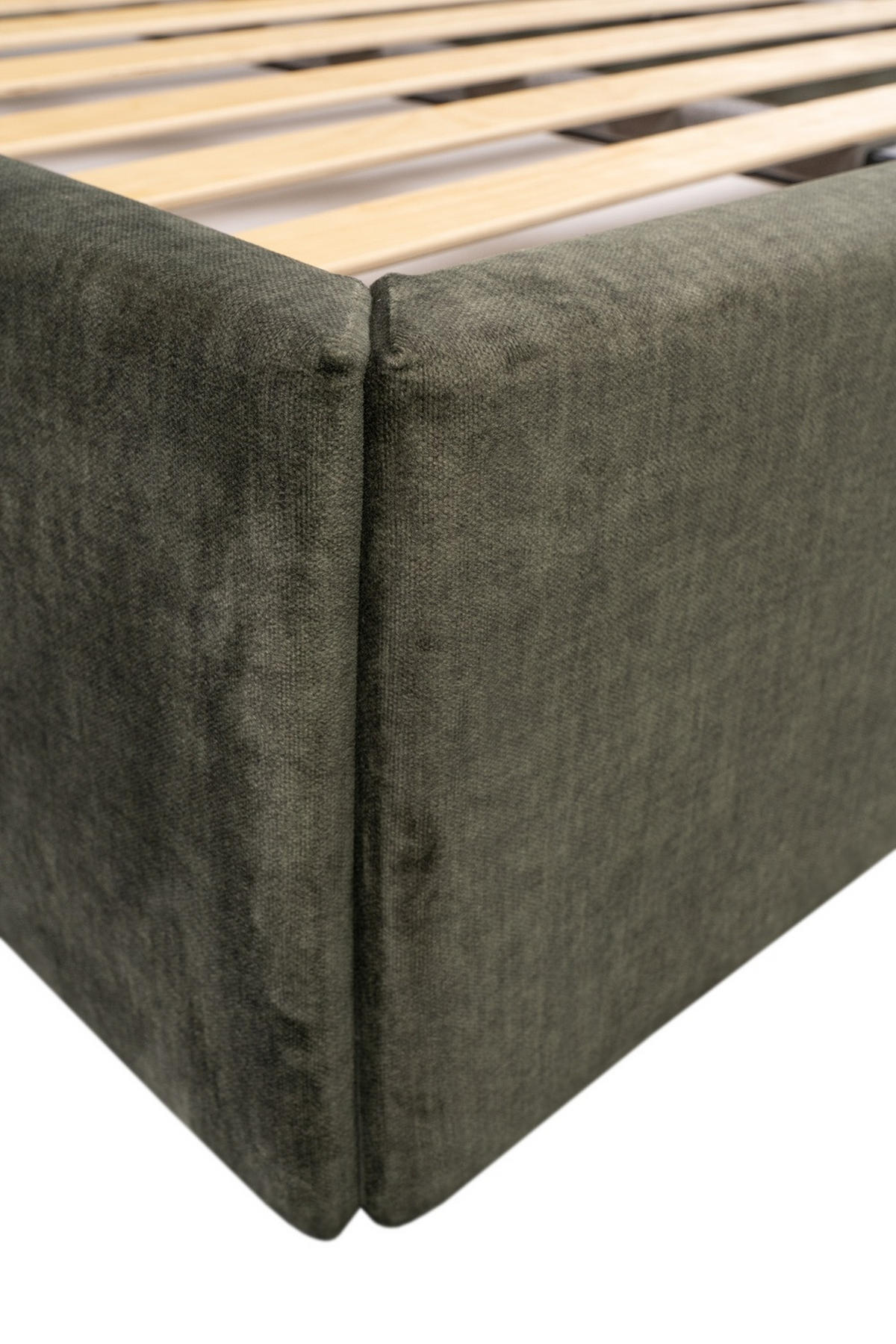 Pat Tapitat, 160/200 cm,  - verde, Modern, lemn/textil (160/200cm) - Hom`in