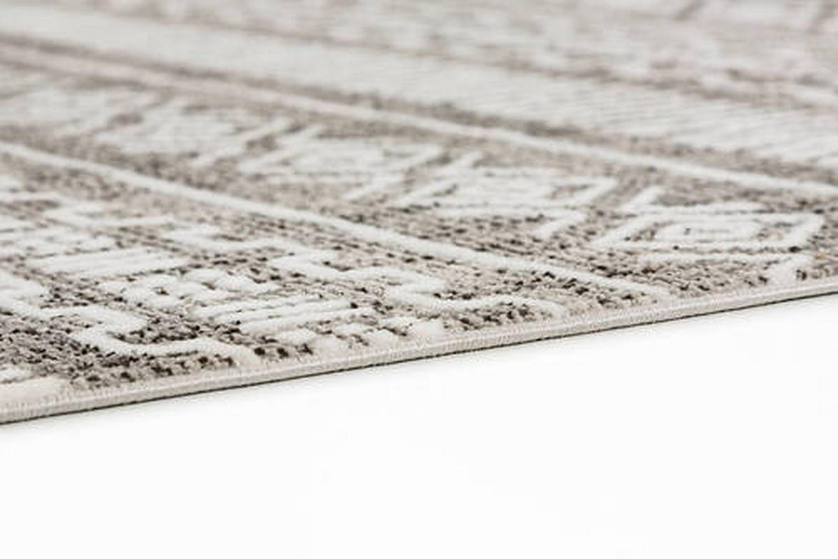 WEBTEPPICH 160/230 cm Grau, Creme  - Creme/Grau, Design, Textil (160/230cm) - Novel