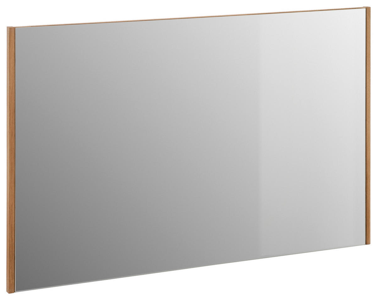 WANDSPIEGEL 120/75/2,5 cm  - Eichefarben, Design, Glas/Holz (120/75/2,5cm) - Linea Natura