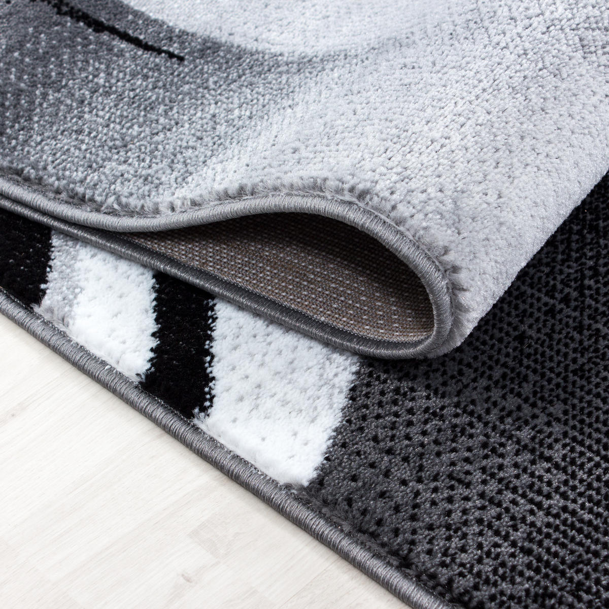 FLACHWEBETEPPICH 240/340 cm Parma Schwarz  - Schwarz, Design, Textil (240/340cm) - Novel