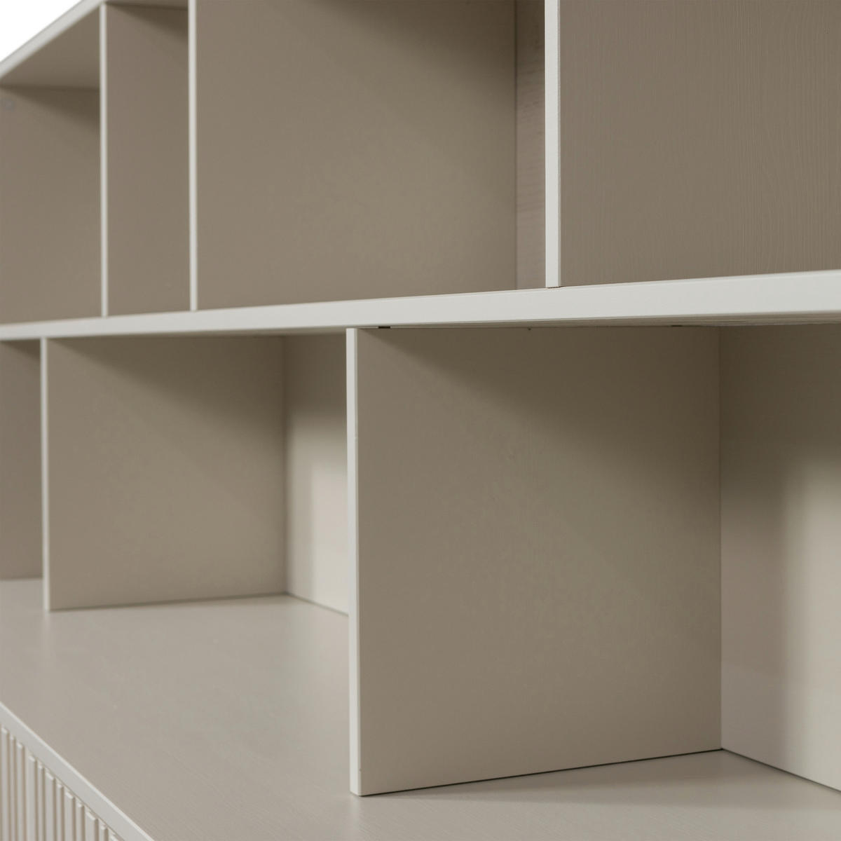 AUFSATZSCHRANK 200/65/30 cm  - Beige, Design, Holz (200/65/30cm) - Livetastic