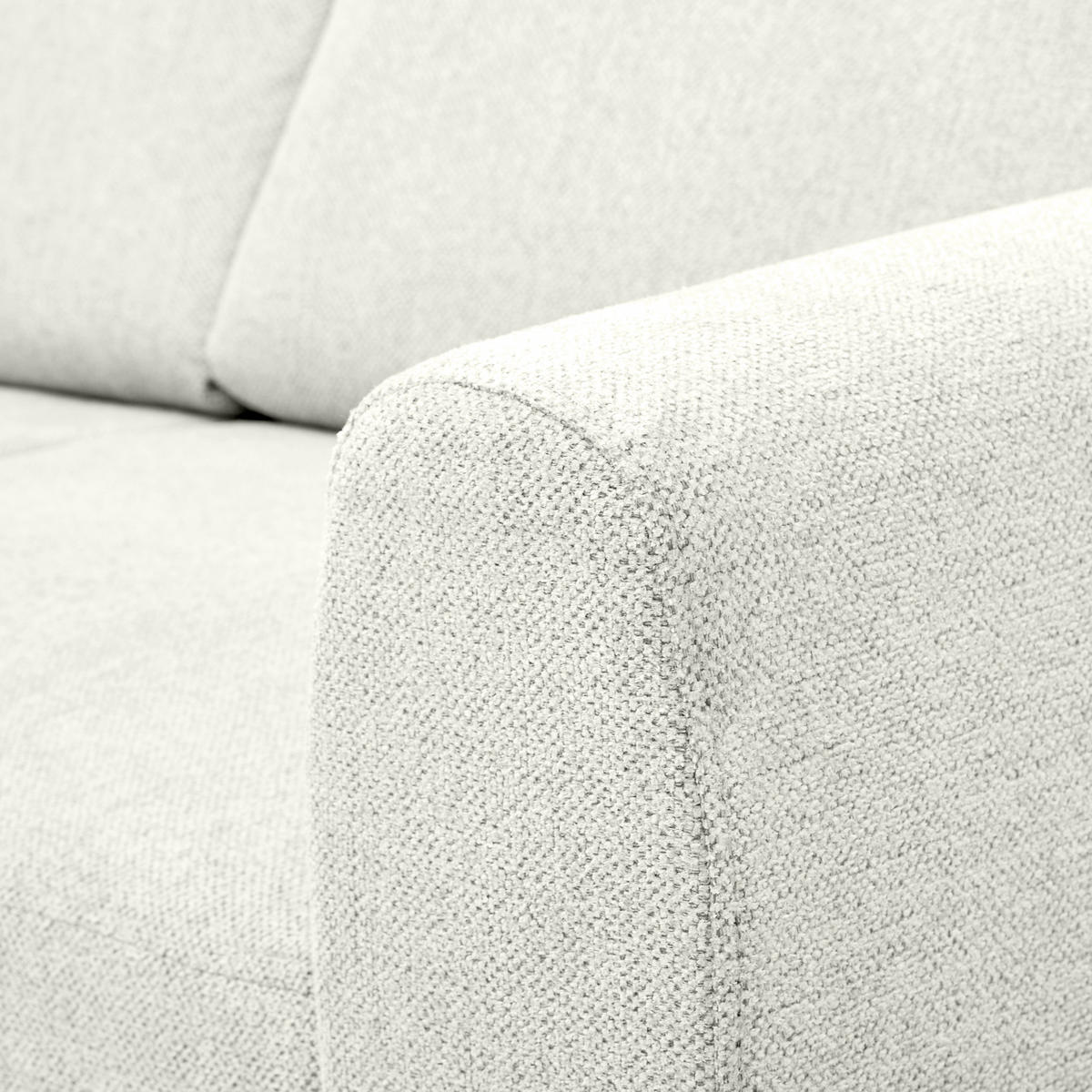 HÖRNSOFFA i flatväv ljusgrå  - bokfärgad/ljusgrå, Klassisk, trä/textil (166/241cm) - MID.YOU