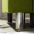 WOHNLANDSCHAFT in Textil Grün - Silberfarben/Schwarz, Design, Kunststoff/Textil (215/145cm) - Carryhome WOHNLANDSCHAFT in Textil Grün - Silberfarben/Schwarz, Design, Kunststoff/Textil (215/145cm) - Carryhome