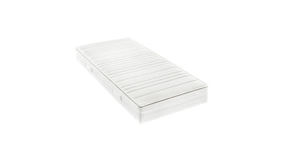 GEL-TASCHENFEDERKERNMATRATZE 90/200 cm Höhe ca. 20 cm  - Weiß, Basics, Textil (90/200cm) - Sleeptex