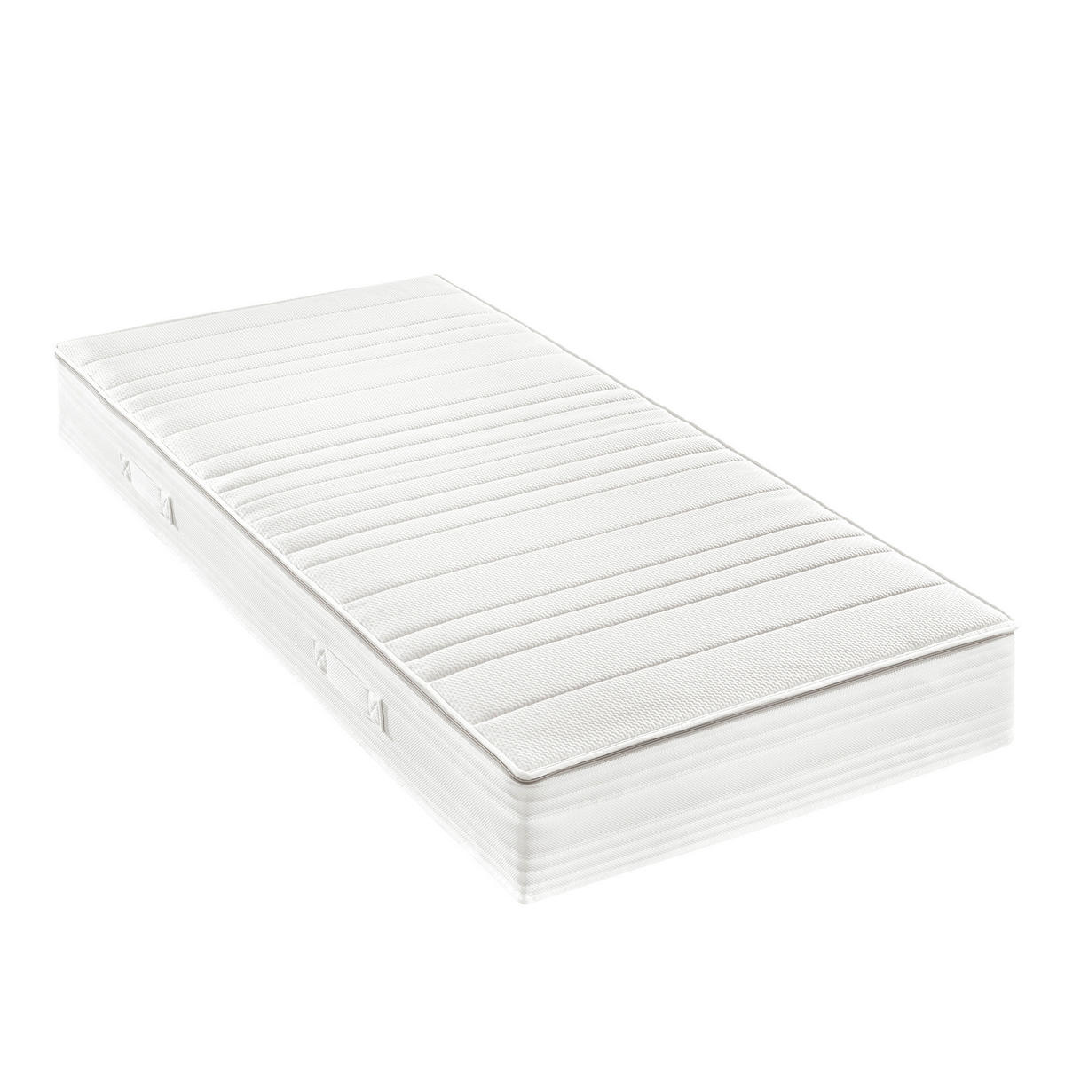 GEL-TASCHENFEDERKERNMATRATZE 140/200 cm, Höhe ca.: 20 cm, H2 = mittel, 7-Zonen - Weiß, Basics, Textil (140/200cm) - Sleeptex