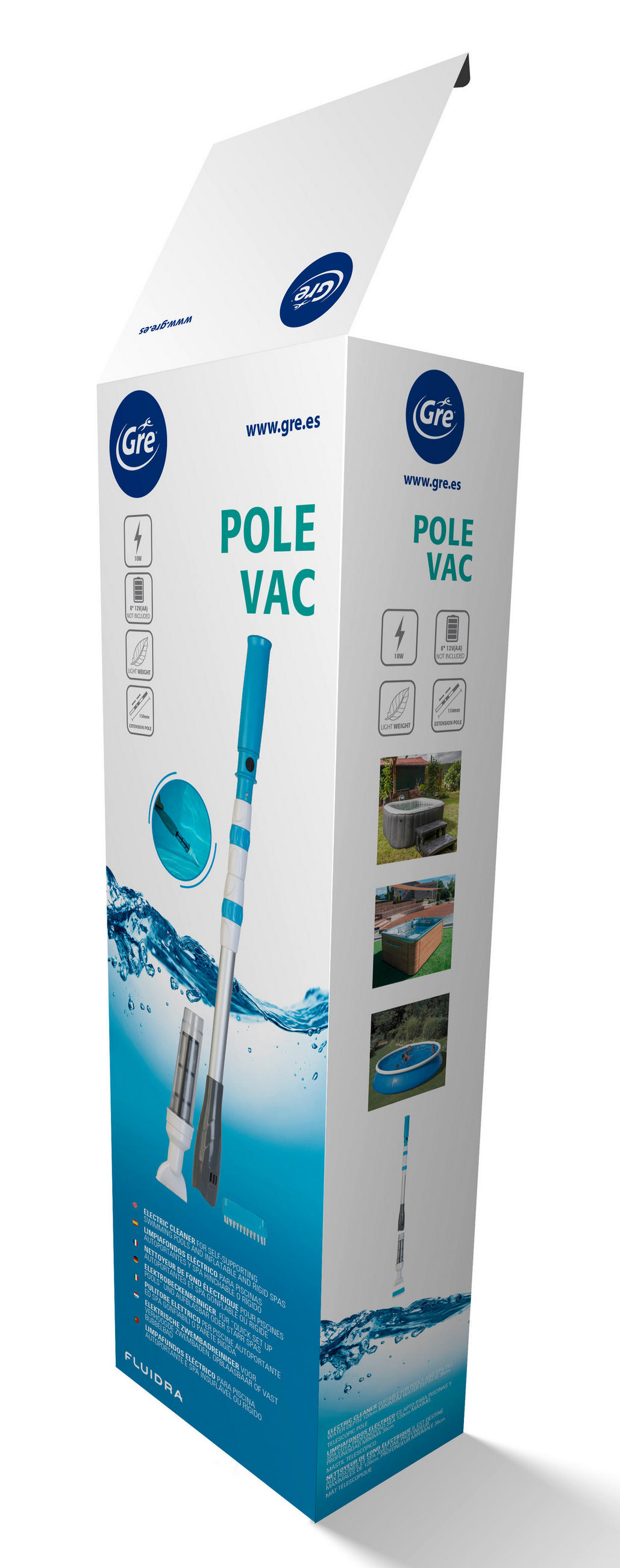 POOLSAUGER ABS3  - KONVENTIONELL, Kunststoff/Metall (5,5/106cm) - Gre