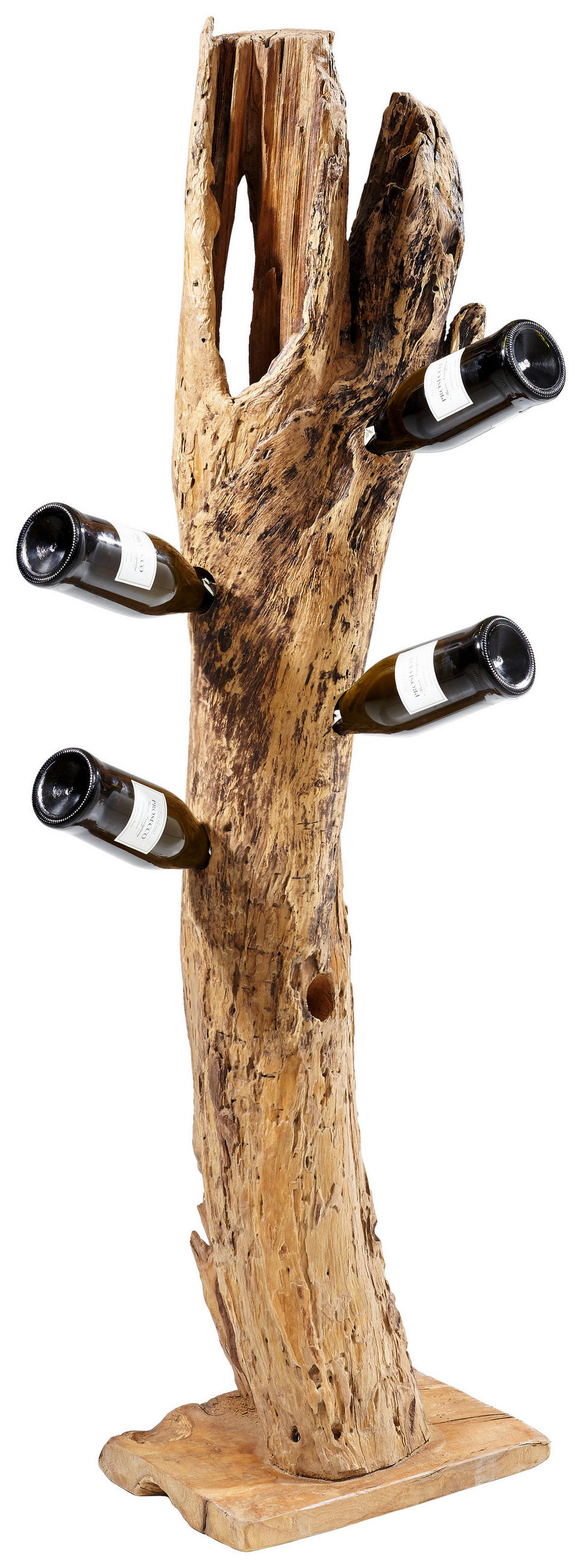 FLASCHENHALTER - Teakfarben, LIFESTYLE, Holz (40/150/30cm) - Landscape