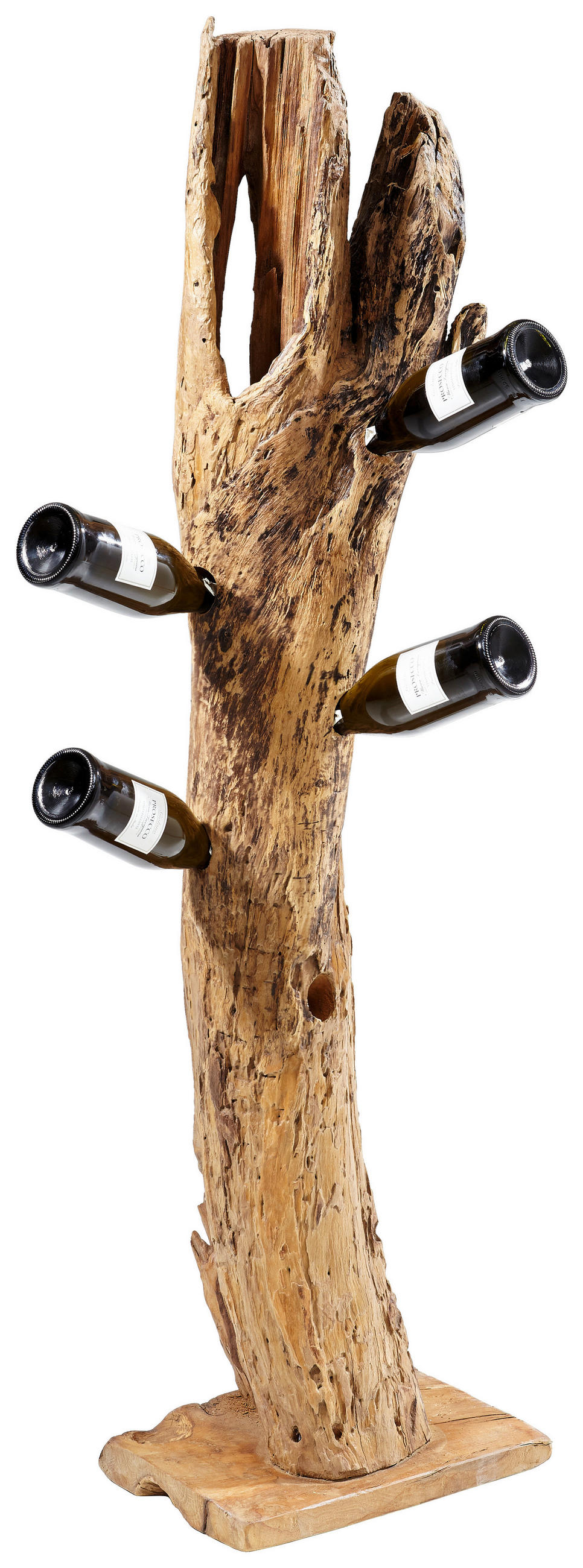 FLASCHENHALTER - Teakfarben, LIFESTYLE, Holz (40/150/30cm) - Landscape