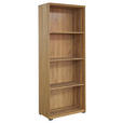 AKTENREGAL Eiche furniert Eichefarben  - Eichefarben/Schwarz, Natur, Holz/Holzwerkstoff (73/189/38cm) - Linea Natura