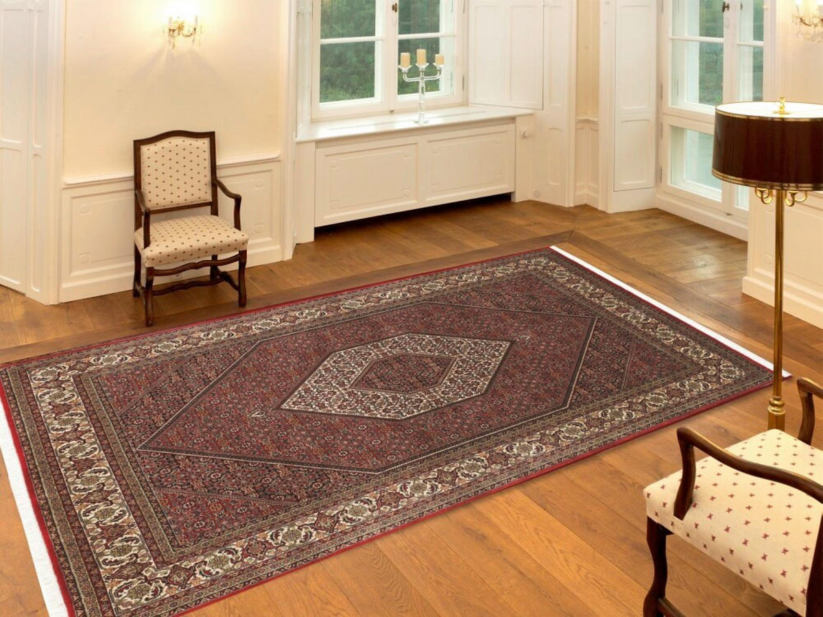 ORIENTTEPPICH 140/200 cm Kamaro Bidjar Creme, Rot  - Rot/Creme, Basics, Textil (140/200cm) - Cazaris