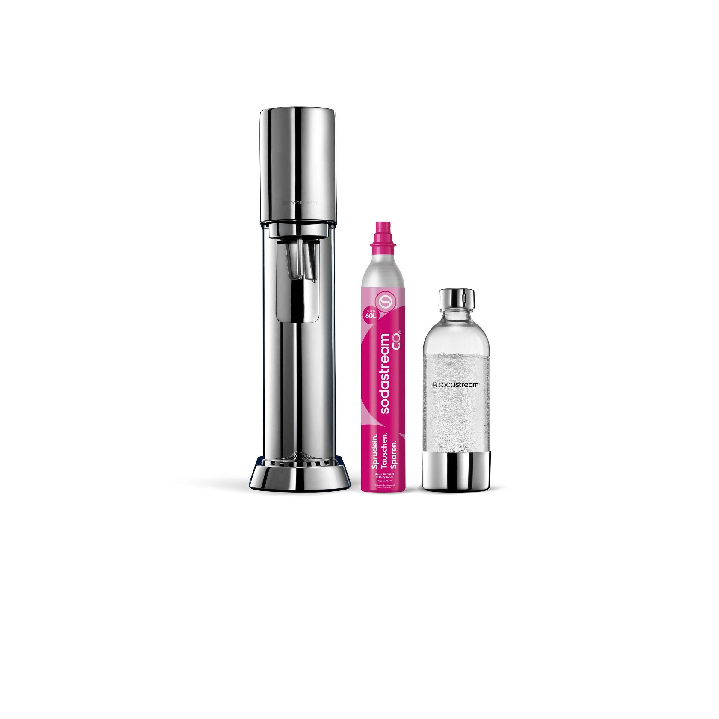 WASSERSPRUDLER ENSO  - Edelstahlfarben, Basics, Metall (16.10/45/27.2cm) - SodaStream