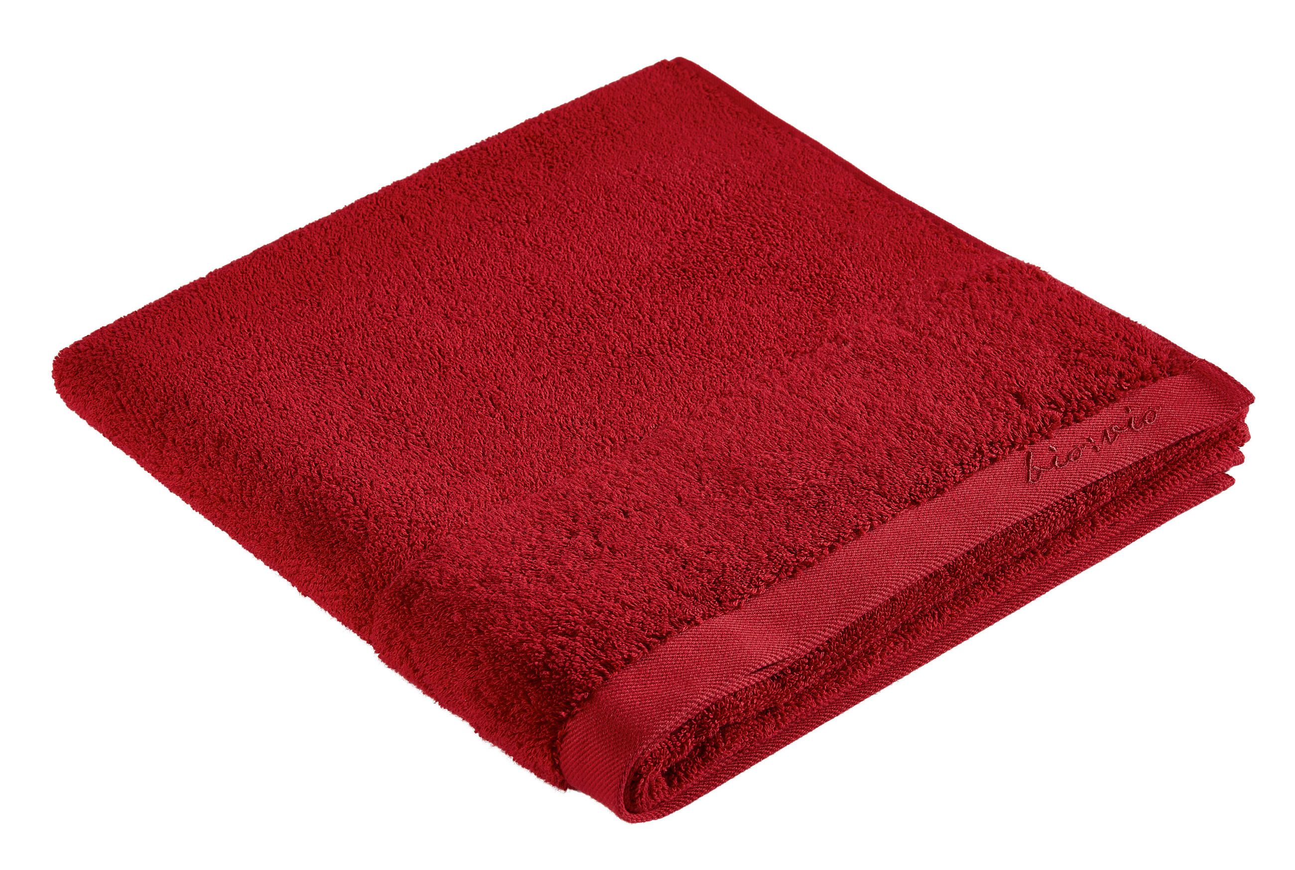 DUSCHTUCH BONITA 70/140 cm  - Rot, Basics, Textil (70/140cm) - Bio:Vio