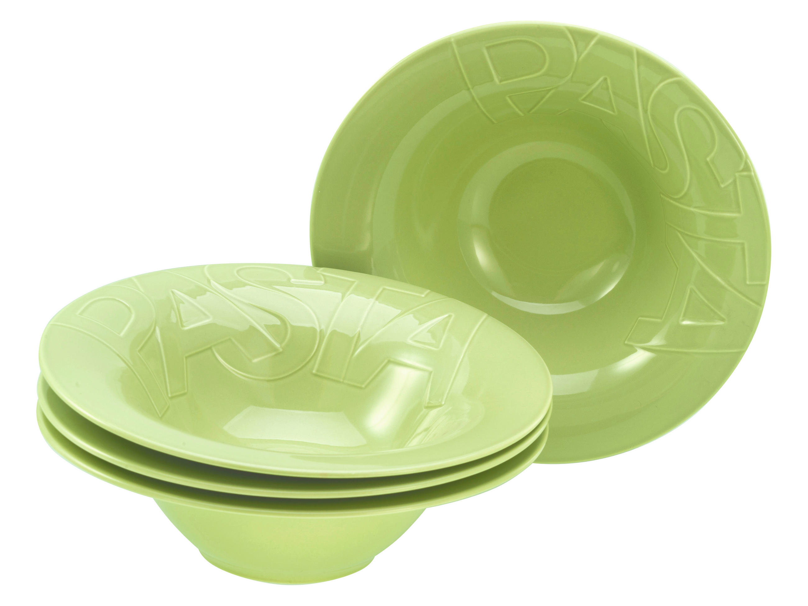 Creatable SADA TALÍŘŮ NA TĚSTOVINY, keramika, 27 cm
