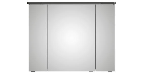 SPIEGELSCHRANK 90/72,2/17 cm  - Grau, Basics, Glas/Holzwerkstoff (90/72,2/17cm) - Xora