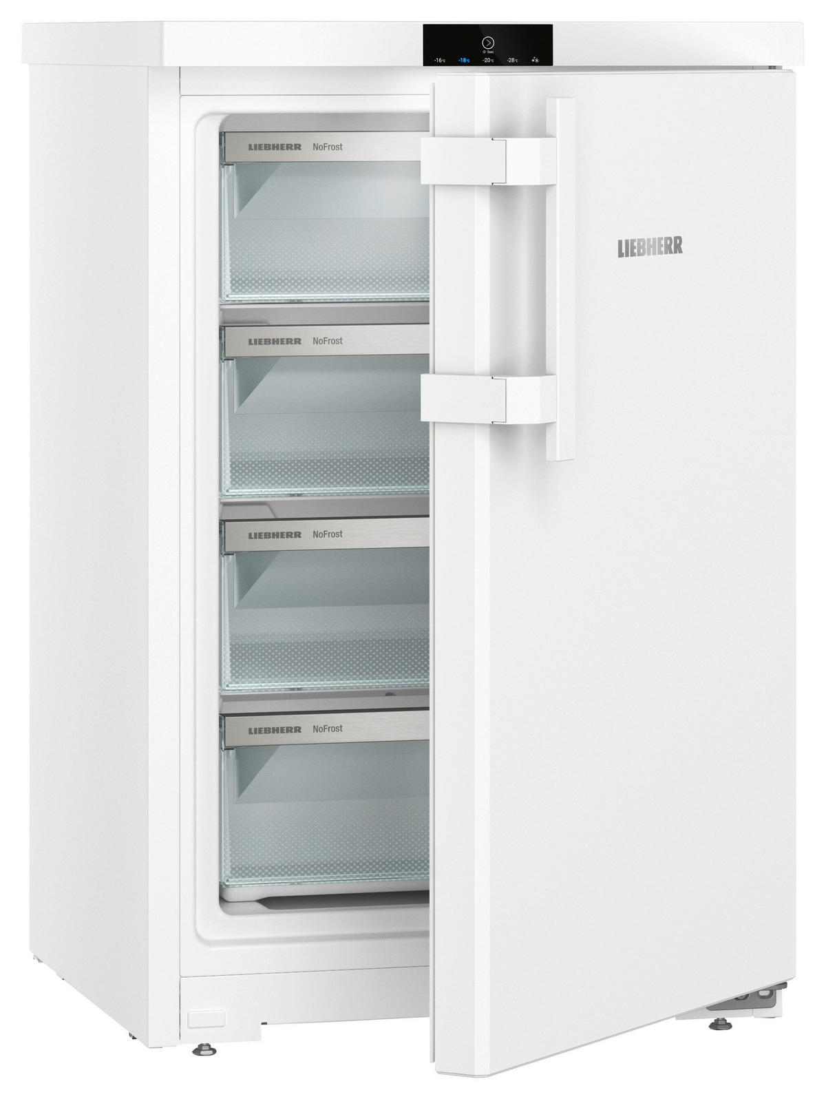 GEFRIERSCHRANK FNE1404  - Weiß, Basics, Metall (55/85/60,7cm) - Liebherr