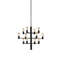 LED-HÄNGLAMPA Manola 60/50 cm  - svart, Klassisk, metall (60/50cm) - Belid