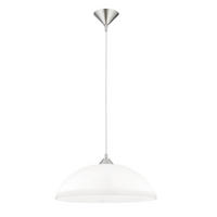 HÄNGELEUCHTE Grado 40/124,5 cm   - Silberfarben, KONVENTIONELL, Glas/Metall (40/124,5cm)