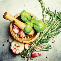 GLASBILD Essen & Trinken  - Multicolor, Natur, Glas (20/20/1,40cm) - Euroart