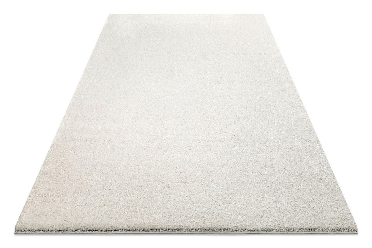 WEBTEPPICH 80/400 cm Nova Creme, Weiß  - Creme/Weiß, KONVENTIONELL, Textil (80/400cm) - WECON HOME BASIC