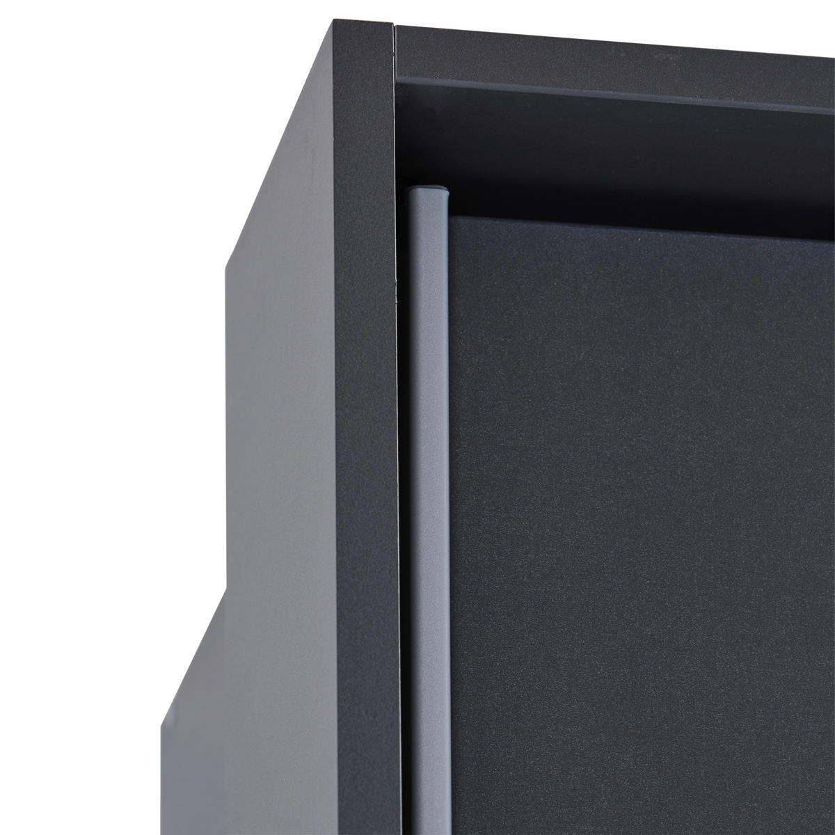 SCHWEBETÜRENSCHRANK 203/229/62 cm 3-türig Grau  - Alufarben/Grau, MODERN, Holzwerkstoff/Metall (203/229/62cm) - Luca Bessoni