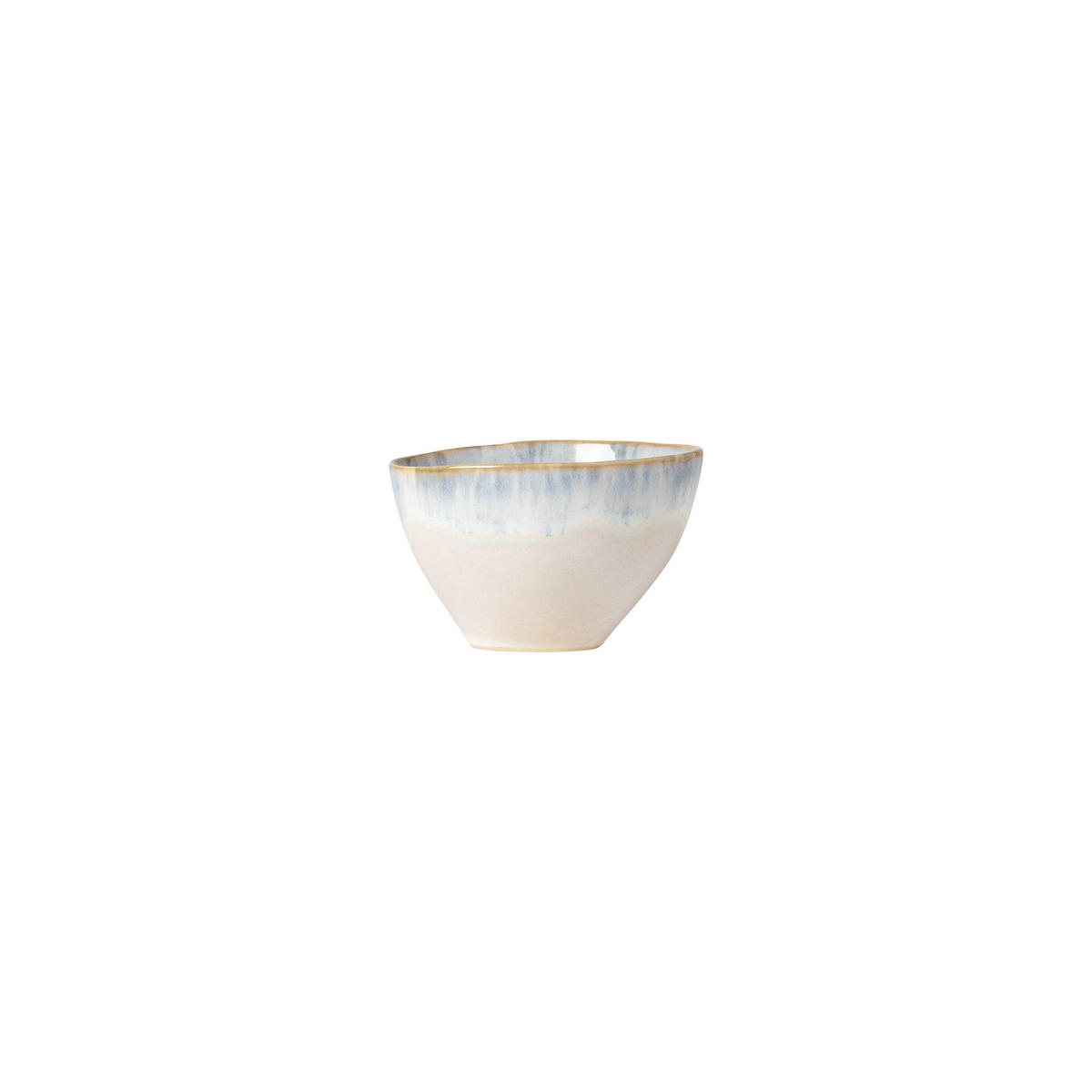 SCHÜSSELSET BRISA 6-teilig  - Blau/Weiß Hochglanz, Basics, Keramik (10/6cm) - Costa Nova