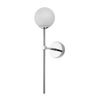 WANDLEUCHTE Piruleta  49/12/20 cm  - Chromfarben, Design, Metall (49/12/20cm)