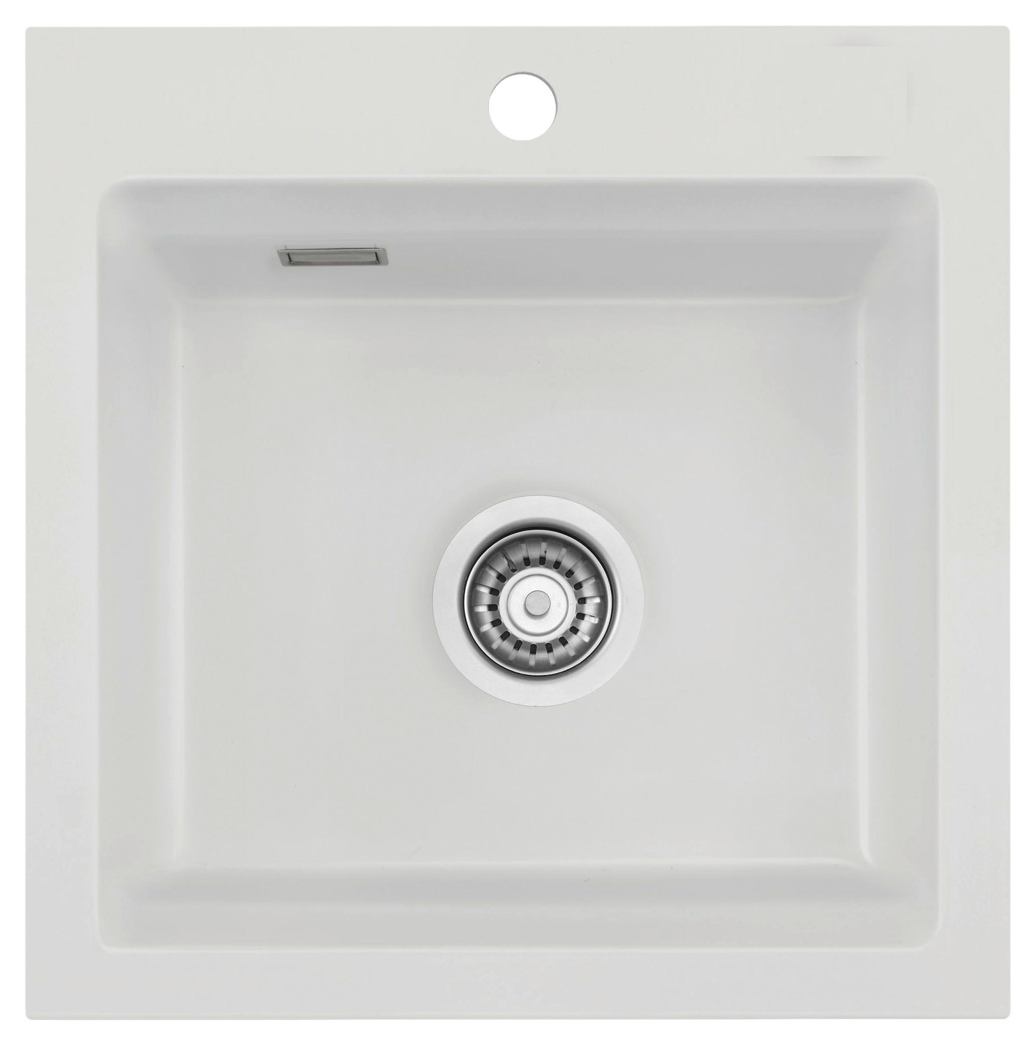 SPÜLE Kara 51 / 50030120  - Grauweiß, Basics, Keramik (51/20/51cm) - Systemceram