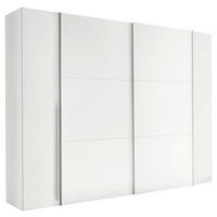 ORMAR ZA ODJEĆU bijela   - bijela/boje aluminija, Konvencionalno, drvni materijal/metal (267/205/57cm) - Ti'me
