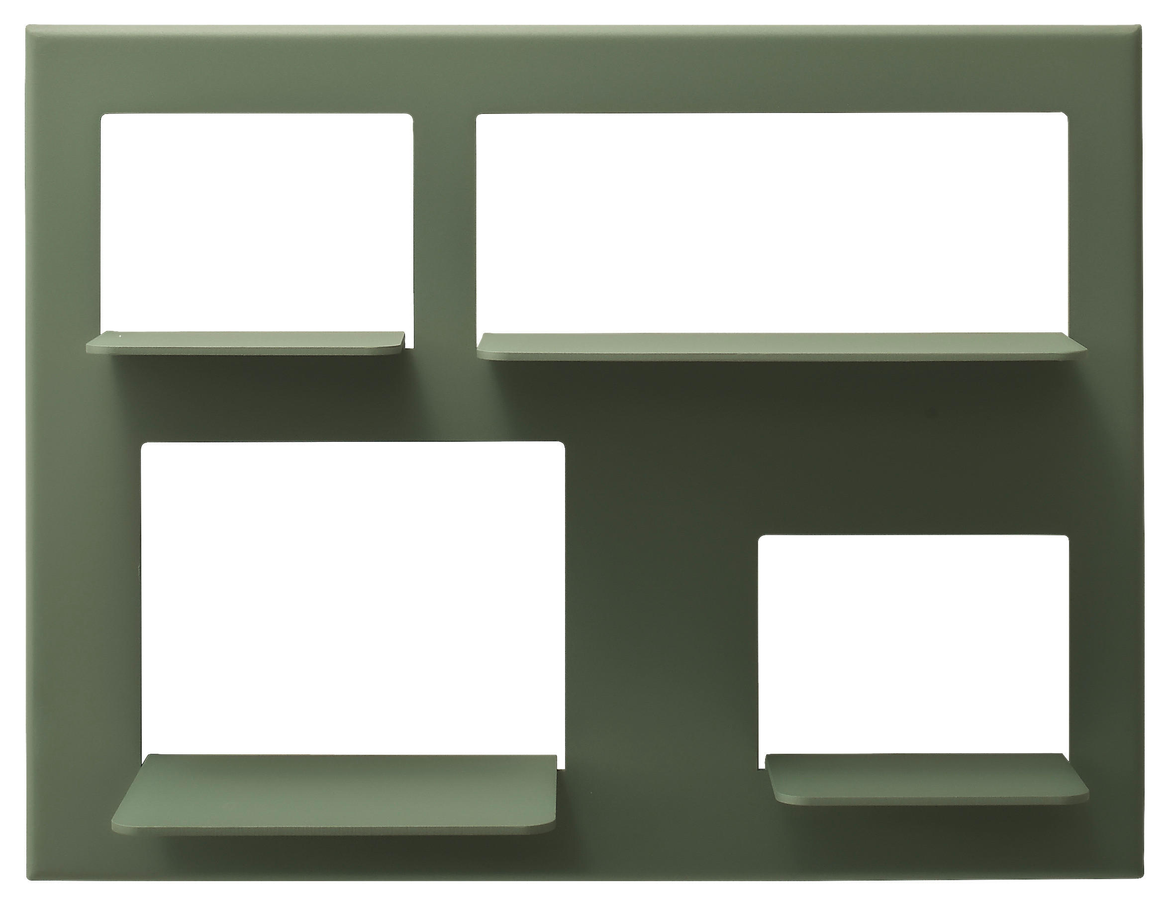 WANDREGAL Mintgrün  - Mintgrün, Design, Metall (72/55/26,5cm)