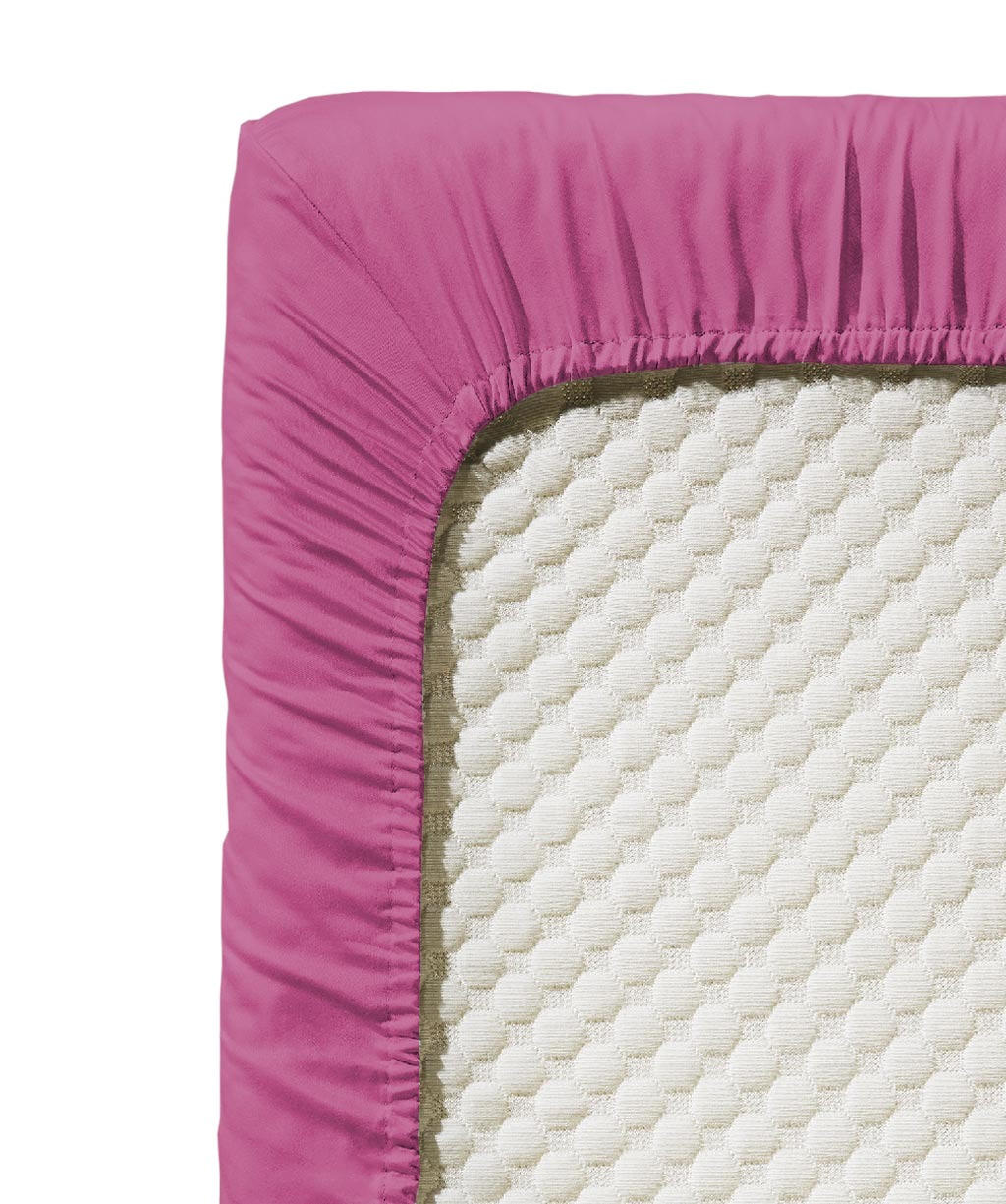 Fleuresse Spannbetttuch Jenny C Magenta 100x220 cm