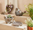 DEKOVOGEL - Braun/Grau, LIFESTYLE, Stein (30/18,5/22cm)