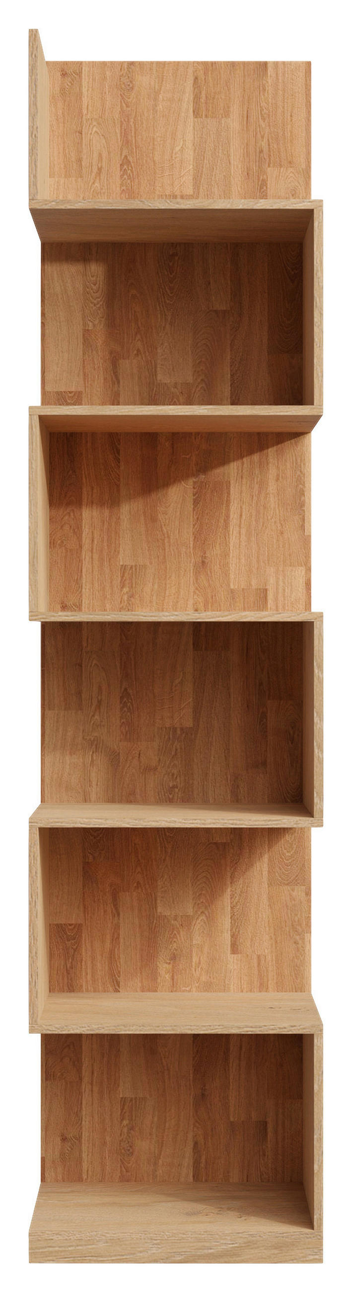 REGAL Eiche massiv Eichefarben  - Eichefarben, Natur, Holz/Holzwerkstoff (50/212/38cm) - Linea Natura