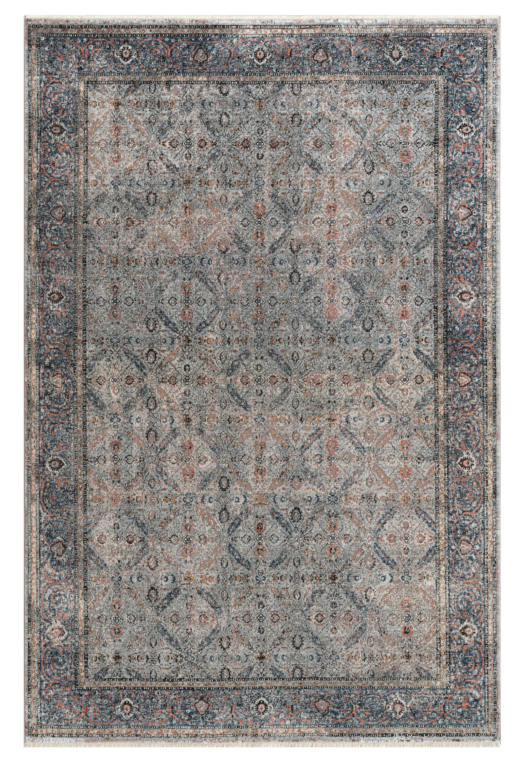 WEBTEPPICH 160/230 cm Blau  - Blau, Design, Textil (160/230cm) - Novel