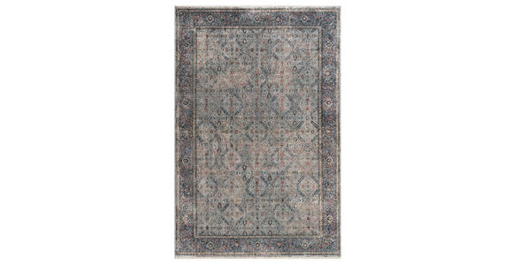 WEBTEPPICH 133/190 cm Blau  - Blau, Design, Textil (133/190cm) - Novel