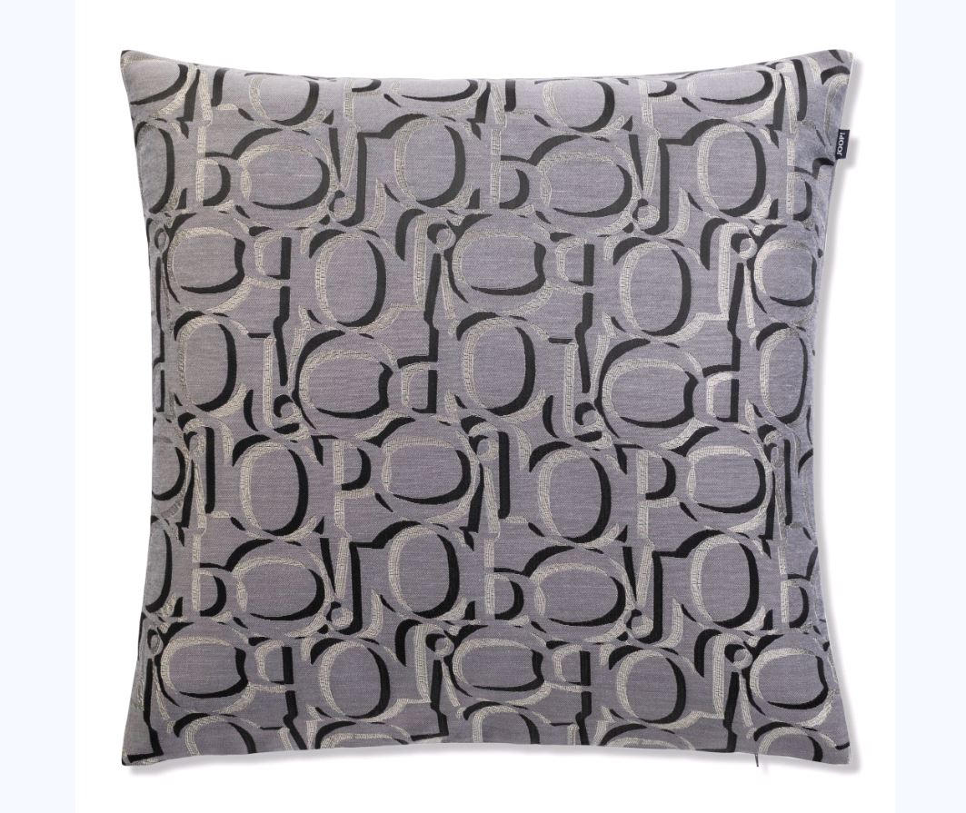 KISSENHÜLLE Ornament 50/50 cm  - Anthrazit, Design, Textil (50/50cm) - Joop!