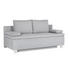 SCHLAFSOFA Hellgrau - Chromfarben/Hellgrau, Design, Textil/Metall (195/96/82cm) - NOVEL