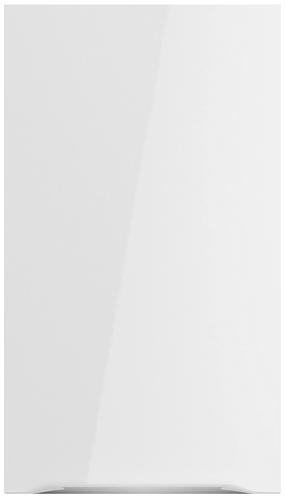 KÜCHENLEERBLOCK 270 cm   in Weiß, Weiß Hochglanz  - Edelstahlfarben/Weiß Hochglanz, Basics, Holzwerkstoff/Metall (270cm) - Optifit