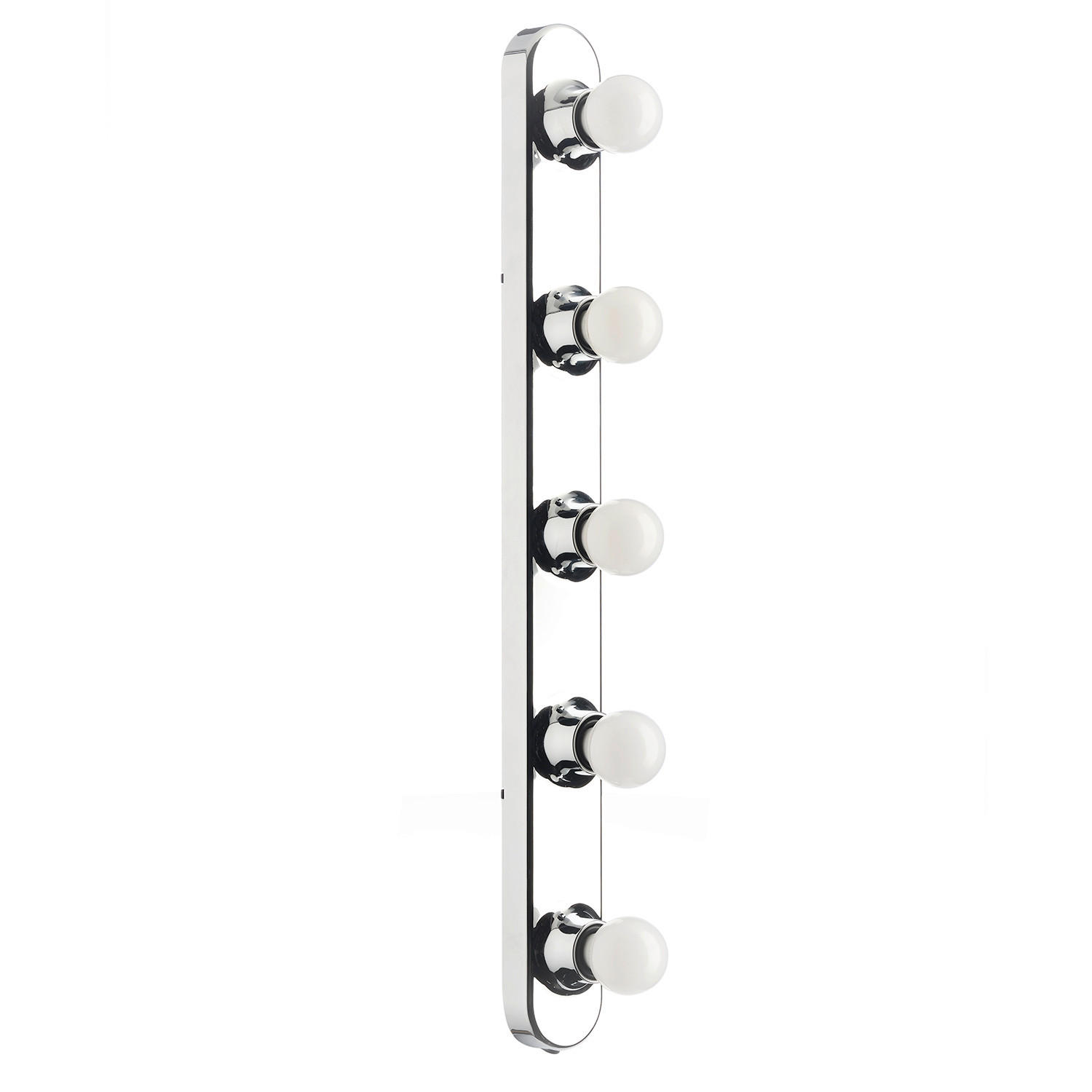 SPIEGELLEUCHTE 5/5/60 cm   - Chromfarben, KONVENTIONELL, Kunststoff (5/5/60cm)