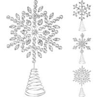 KARÁCSONYFACSÚCSDÍSZ - Basics, műanyag (16/6/26cm)