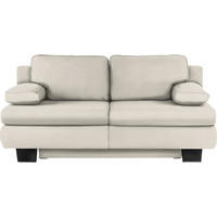 SCHLAFSOFA Macy in Flachgewebe Creme  - Wengefarben/Creme, KONVENTIONELL, Holz/Textil (203/94/100cm) - Novel