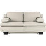 SCHLAFSOFA Macy in Flachgewebe Creme  - Wengefarben/Creme, KONVENTIONELL, Holz/Textil (203/94/100cm) - Novel