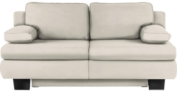 SCHLAFSOFA Macy in Flachgewebe Creme  - Wengefarben/Creme, KONVENTIONELL, Holz/Textil (203/94/100cm) - Novel