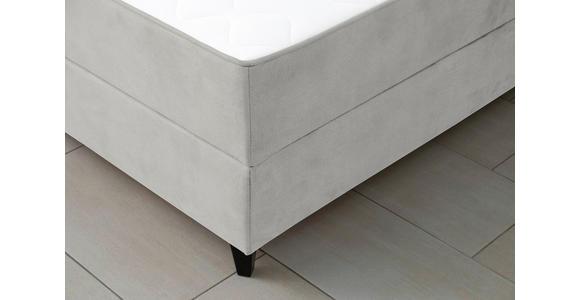 BOXBETT 120/200 cm  in Naturfarben  - Schwarz/Naturfarben, KONVENTIONELL, Kunststoff/Textil (120/200cm) - Carryhome
