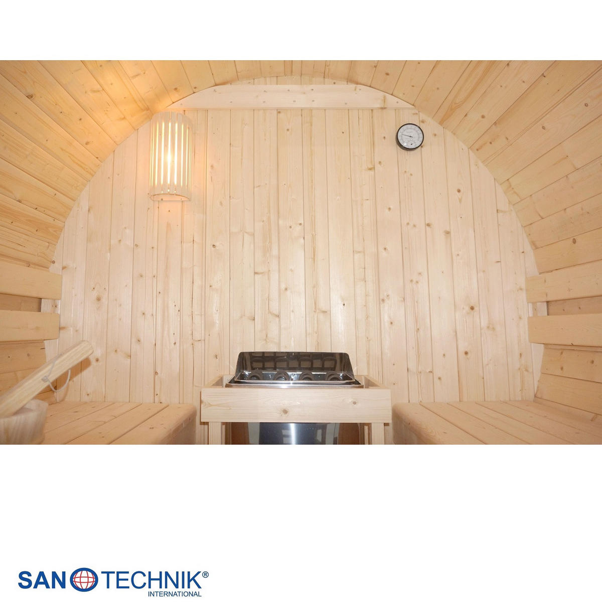 SUDOVÁ SAUNA  - barvy smrku, Konvenční, dřevo/sklo (189/180/191,5cm) - Sanotechnik