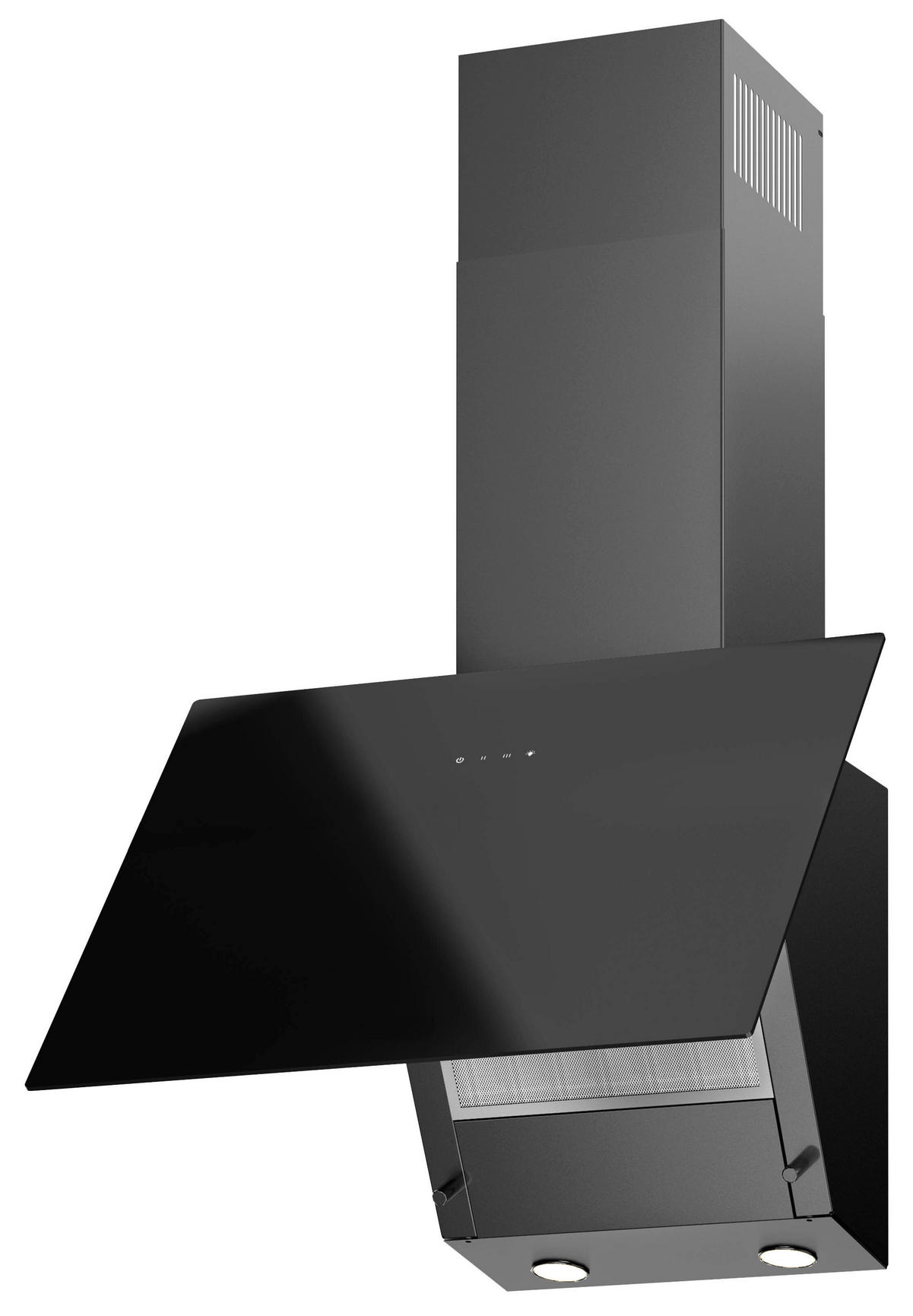 DUNSTABZUGSHAUBE DHK660  - Schwarz, Basics, Glas/Metall (59,6/91,7-118,2/36,7cm) - Oranier