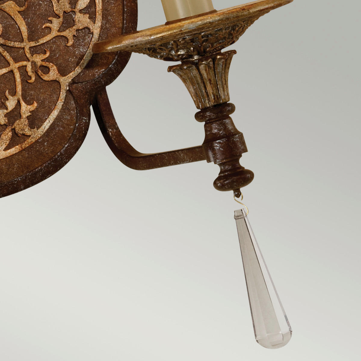 WANDLEUCHTE Elstead Marcella 39.1/38.1/19.1 cm   - Bronzefarben, KONVENTIONELL, Metall (39.1/38.1/19.1cm) - Elstead Lighting