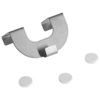 RAFFHAKEN  - Silberfarben, Basics, Metall (7,5/4/2,7cm) - Novel